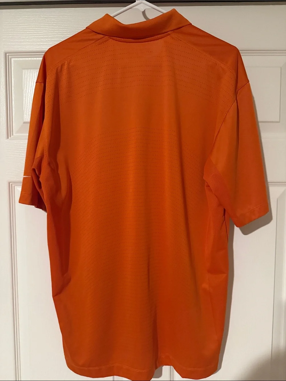 Nike Orange Short-Sleeve Performance Polo